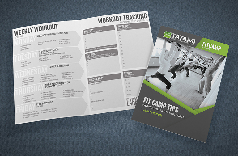 Tatami Fitness Booklet